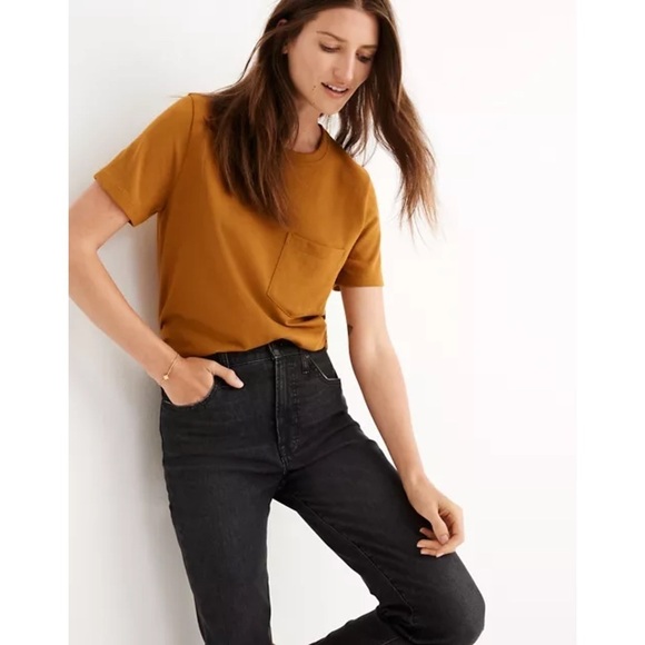 MADEWELL The Perfect Vintage Crop Jeans in Sumner Wash Black Style# AA892 - Picture 10 of 10